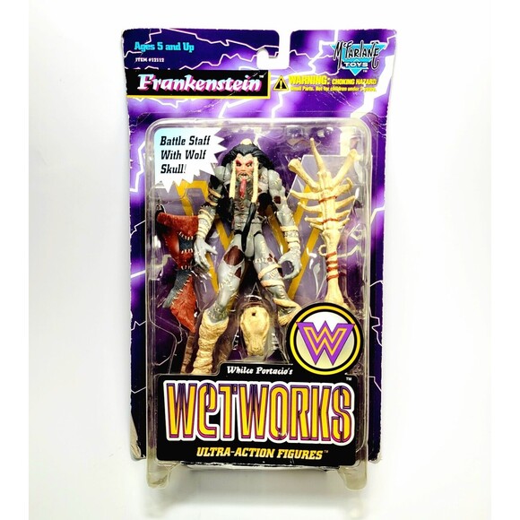 FRANKENSTEIN HORROR MCFARLANE Toy Fig Whilce Action Figure Sealed On Card *READ* - Picture 1 of 13